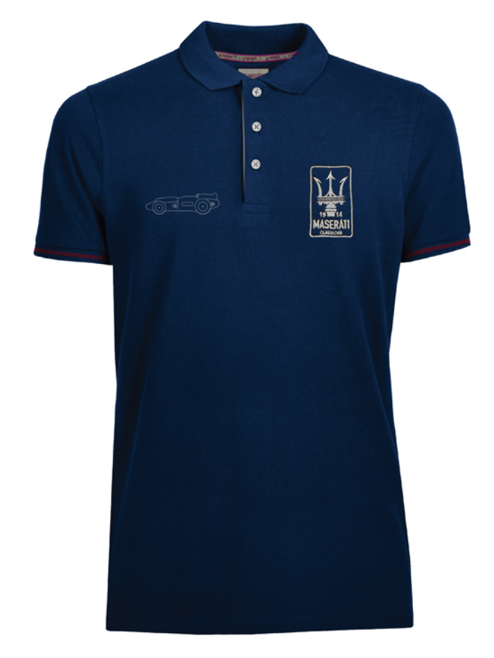 Maserati Polo uomo blu Eldorado-3
