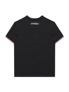 Maglietta Bambino Lamborghini Squadra Corse SPORTSWEAR 2026/27 Nero-3