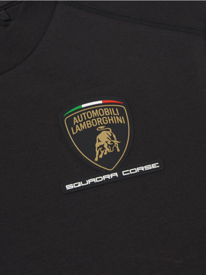 Maglietta Bambino Lamborghini Squadra Corse SPORTSWEAR 2026/27 Nero-4