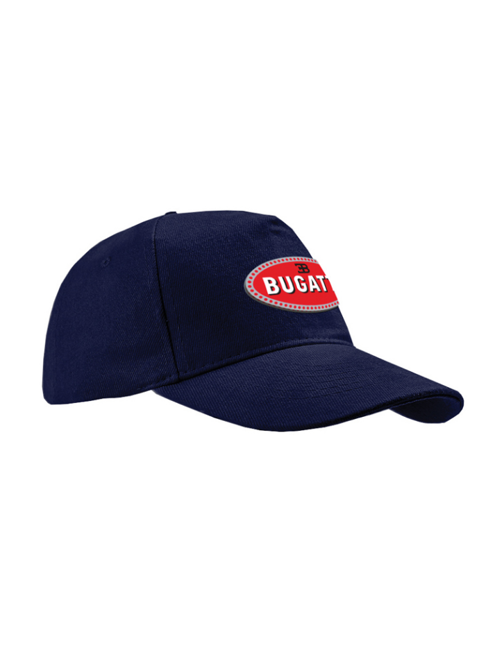 Cappellino Uomo Bugatti Blu con logo rosso