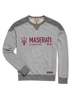 Maserati Felpa da uomo grigia-3