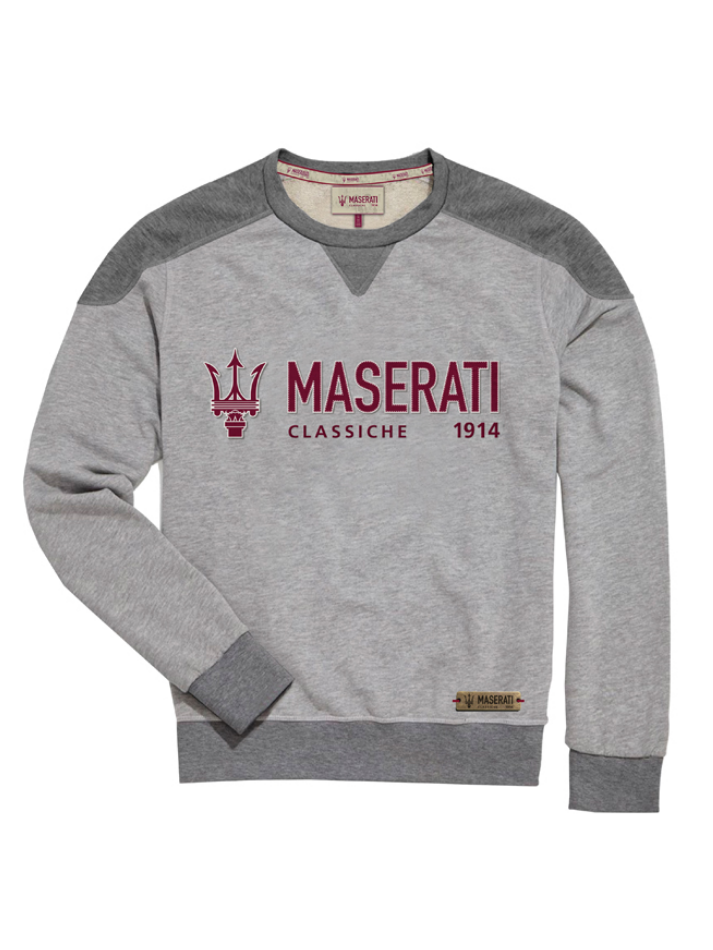 Maserati Felpa da uomo grigia-3