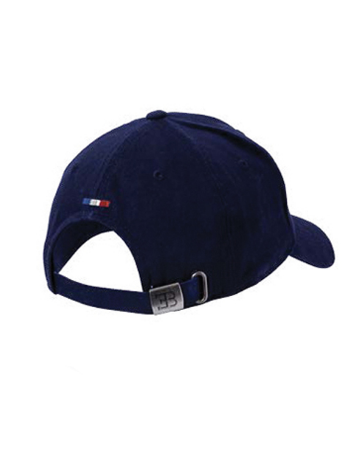 Cappellino Uomo Bugatti Blu con logo rosso-3