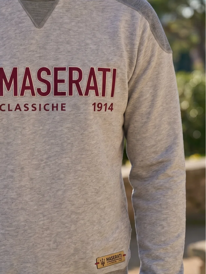 Maserati Felpa da uomo grigia