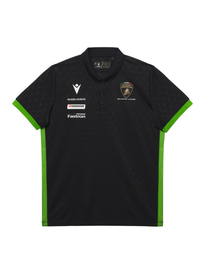 Polo Bambino Lamborghini Squadra Corse Super Trofeo 2026/27 Nero