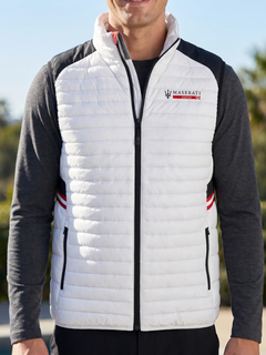 Maserati uomo padded jacket white-1