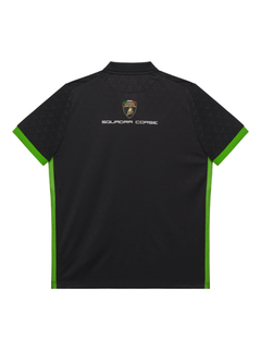 Polo Bambino Lamborghini Squadra Corse Super Trofeo 2026/27 Nero-3