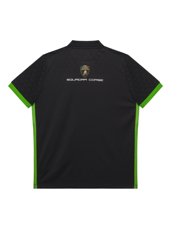 Polo Bambino Lamborghini Squadra Corse Super Trofeo 2026/27 Nero-3