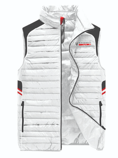 Maserati uomo padded jacket white-2