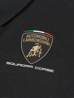 Polo Bambino Lamborghini Squadra Corse Super Trofeo 2026/27 Nero-4