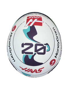 Casco Formula 1 in scala 1:2 Replica  Haas  Kevin Magnussen  F1 2024-5