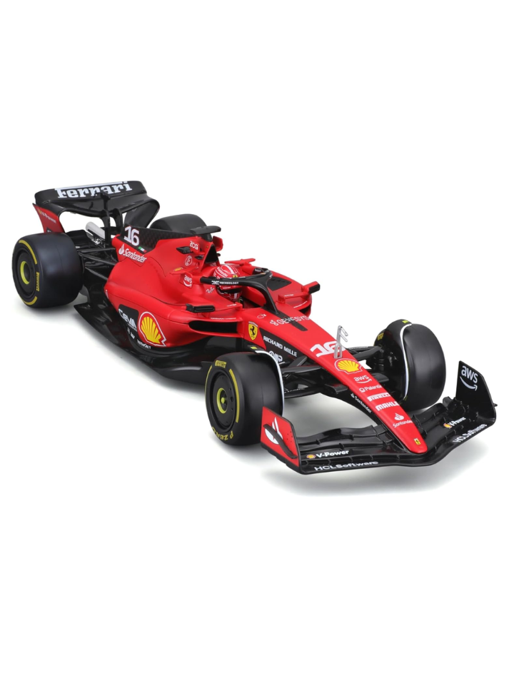 Modellino auto Burago in scala 1:18 FERRARI - F1 SF-23 2023 #16  LECLERC-5