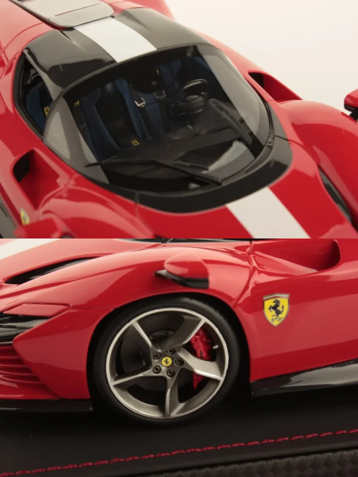 Modellino auto in scala 1:18 FERRARI DAYTONA SP3 ROSSO SCUDERIA-5