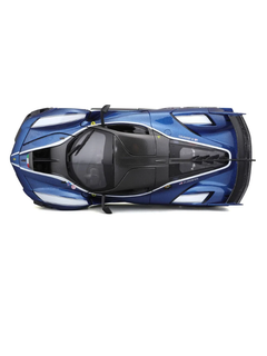 Modellino auto in scala 118 FERRARI FXX K EVO #27 blue-5