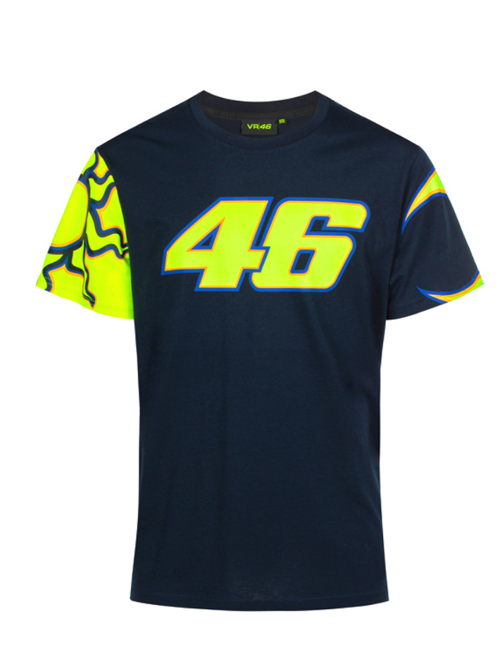 T-shirt da uomo Valentino Rossi Vr46 Blu