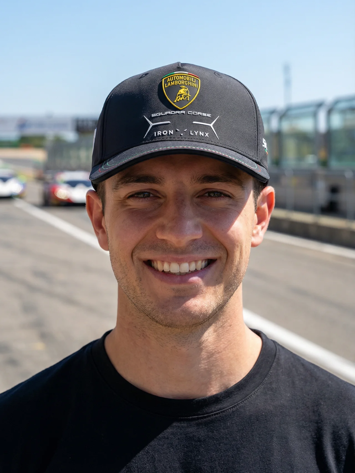 Cappellino Automobili Lamborghini Squadra Corse LMDH 2024/25 “SC63” Nero