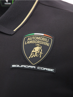 Polo Uomo Lamborghini Squadra Corse SPORTSWEAR 2026/27 Nero-5