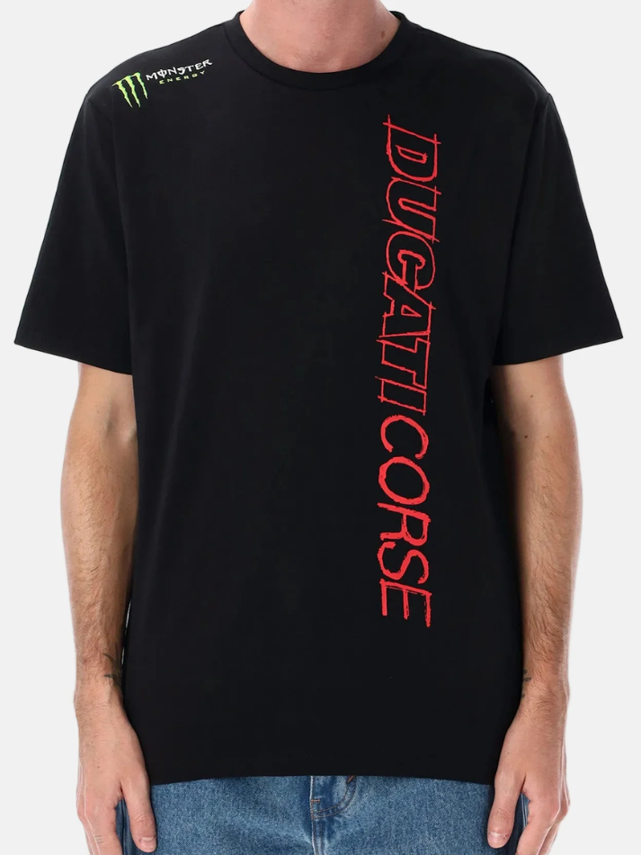 T-shirt uomo Ducati dual Monster – Vertical logo-1