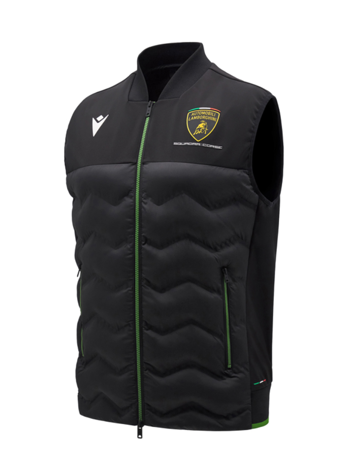Gilet Imbottito Automobili Lamborghini Squadra Corse 2024/25 Nero/Verde