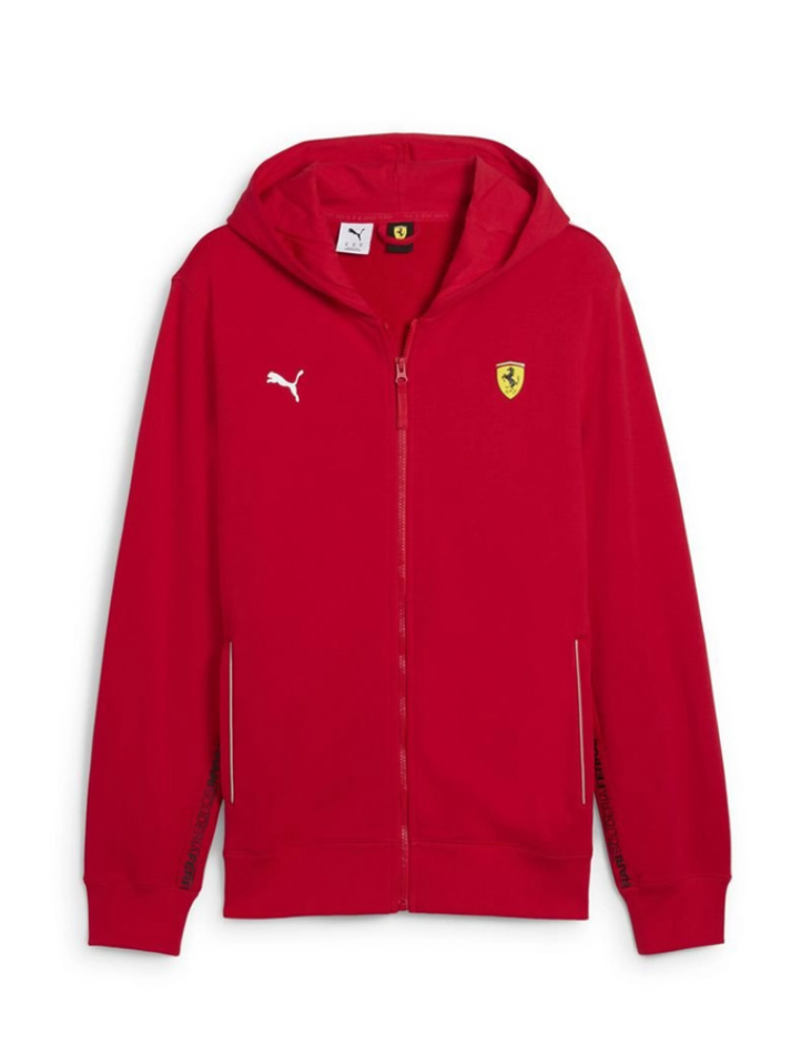 Ferrari felpa da uomo Race Sweat Jacket rossa-2