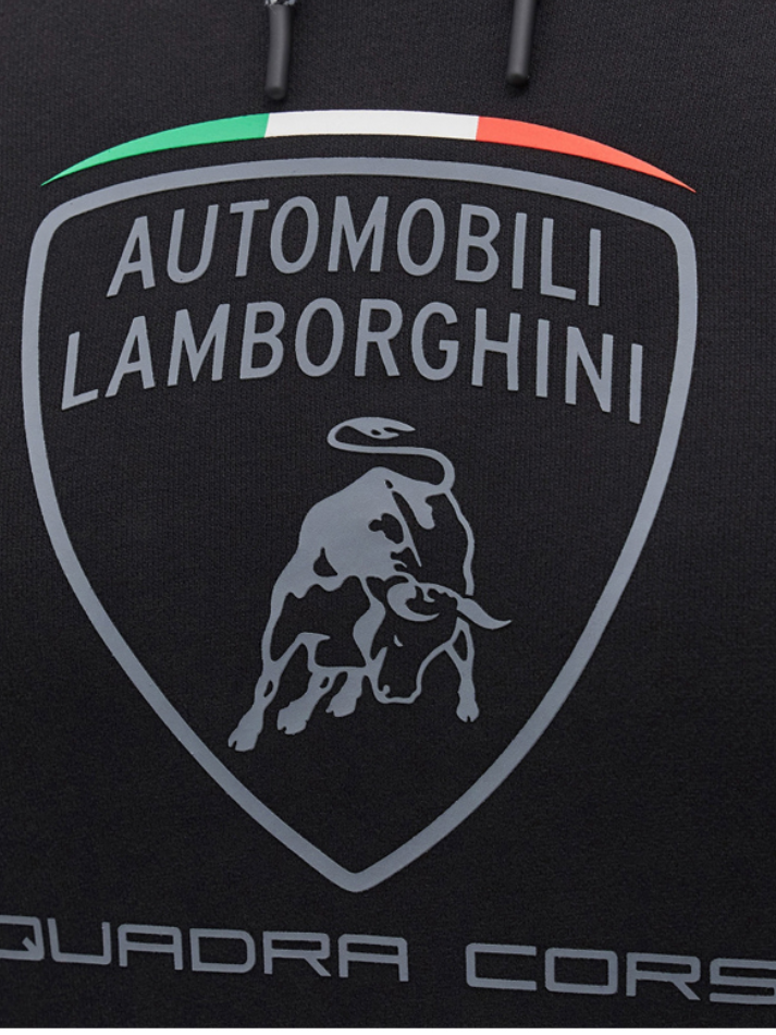 Felpa Automobili Lamborghini Squadra Corse SPORTSWEAR Nera-5