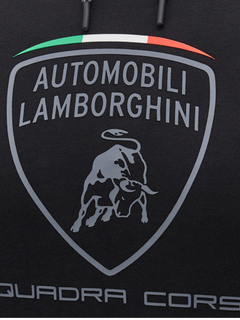 Felpa Automobili Lamborghini Squadra Corse SPORTSWEAR Nera-5