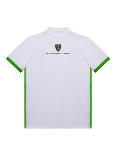 Polo Bambino Lamborghini Squadra Corse Super Trofeo 2026/27 bianca-3