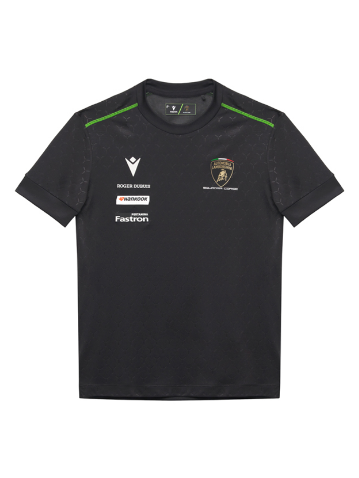 Maglietta Bambino Lamborghini Squadra Corse Super Trofeo 2026/27 Nero-2