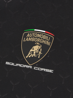 Maglietta Bambino Lamborghini Squadra Corse Super Trofeo 2026/27 Nero-4