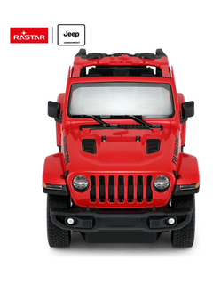Macchina telecomandata RASTAR 1:14 JEEP WRANGLER RUBICON red-6