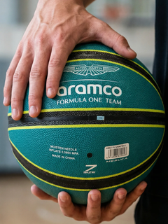Pallone da basket misura #7 Aston Martin Aramco F1 Team Verde-1