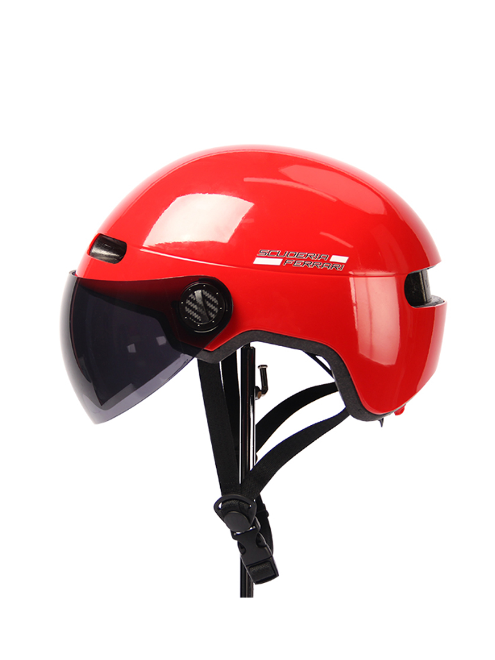 Caschetto per bicicletta da bambino Scuderia Ferrari Rosso-3