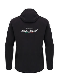Giacca da Pioggia Bambino Automobili Lamborghini Squadra Corse LMDH 2024/25 Nero-3