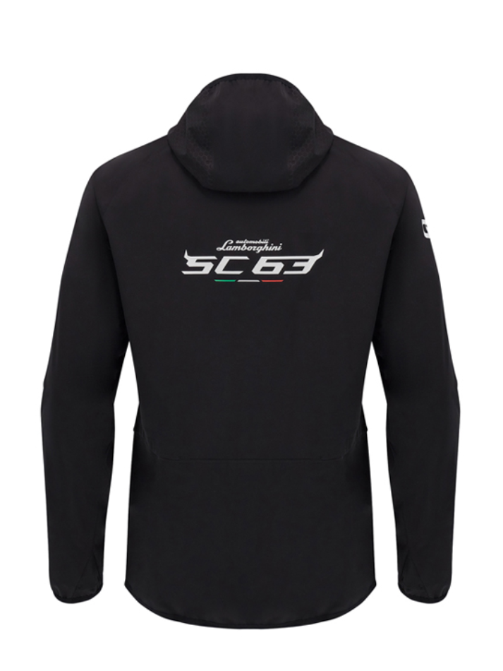Giacca da Pioggia Bambino Automobili Lamborghini Squadra Corse LMDH 2024/25 Nero-3