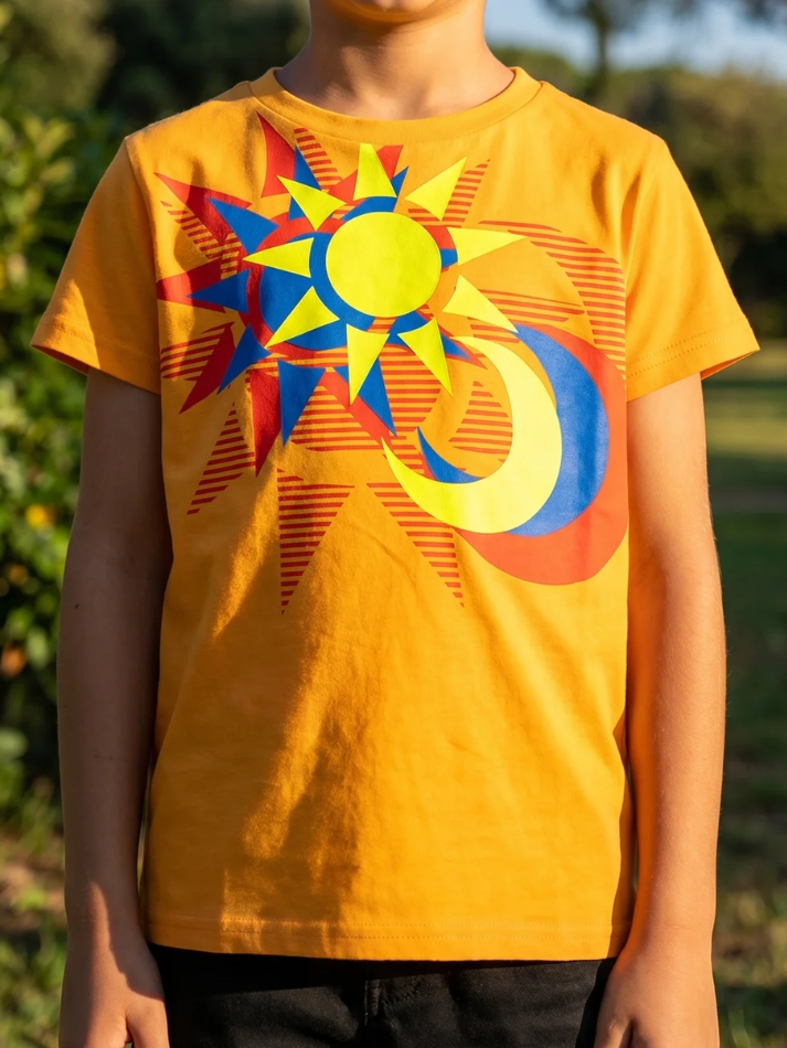 VR46 T-shirt Bambino Sole Luna-1