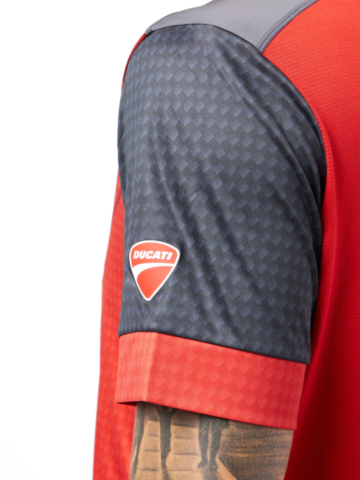 Ducati – Maglia Uomo Nera/Rossa-6