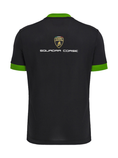 Maglietta Automobili Lamborghini Squadra Corse 2024/25 Nero/Verde-3