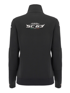 Felpa Full Zip Donna Automobili Lamborghini Squadra Corse LMDH 2024/25 Nero-3