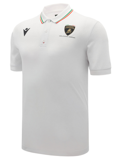 Polo Uomo Automobili Lamborghini SC63 2026/27 Bianca-2