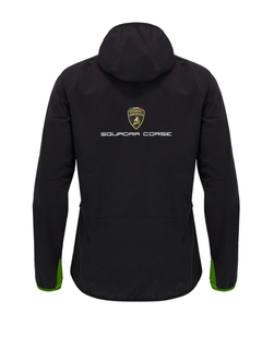 Giacca da Pioggia Bambino Automobili Lamborghini Squadra Corse 2024/25 Nero/Verde-3