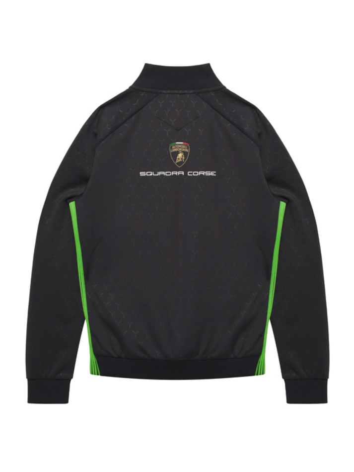 Felpa Zip Bambino Lamborghini Squadra Corse Super Trofeo 2026/27 Nero-3