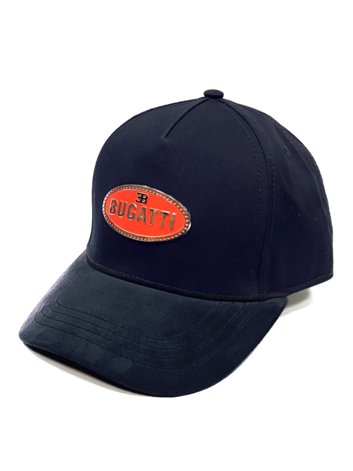 Cappellino Uomo Bugatti Blu scuro logo-2