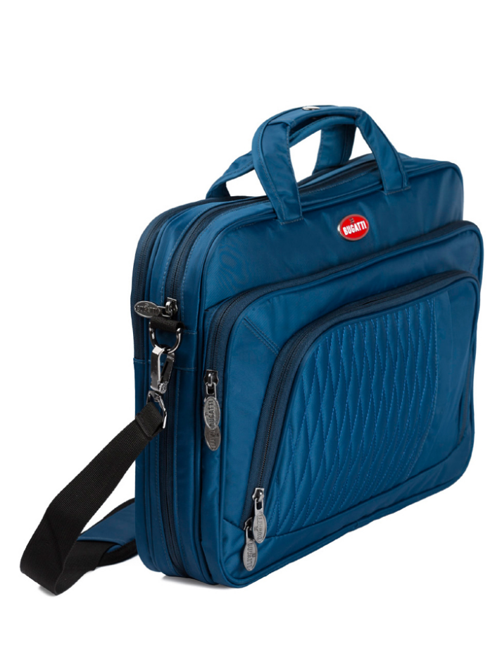 Borsa computer Bugatti nero / Blu-2