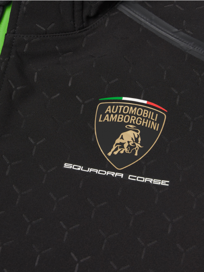 SoftShell Bambino Lamborghini Squadra Corse Super Trofeo 2026/27 Nero-4