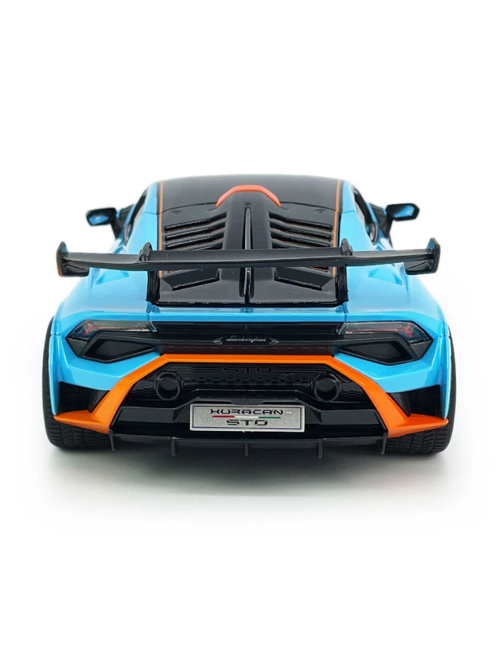 Modellino auto 1:18 LAMBORGHINI HURACAN STO  blue exclusive model-7