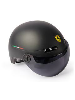 Caschetto per bicicletta da bambino Scuderia Ferrari Nero-4