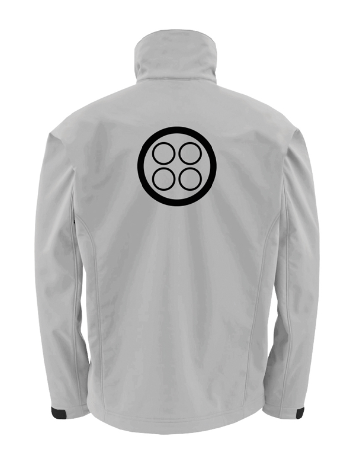Pagani Felpa Softshell da uomo Gray-3