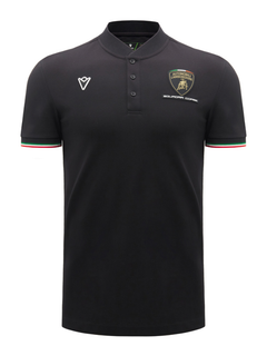 Polo Korean Uomo Lamborghini Squadra Corse SPORTSWEAR 2026/27 Nero-2