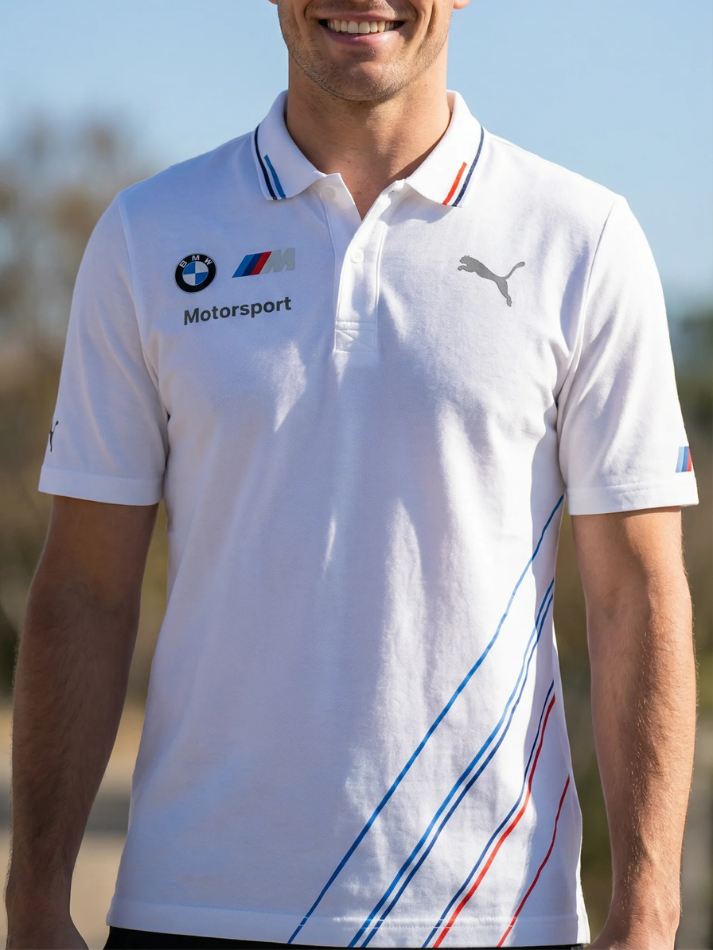 BMW RP Polo Uomo Bianco-1