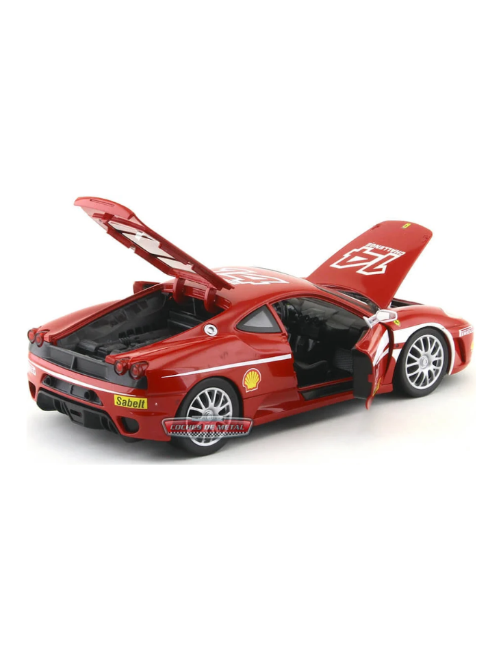 RARITY Modellino auto in scala  1:18 P4403 FERRARI 430 CHALLENGE FOUNDATION HOT WHEELS MATTEL-8